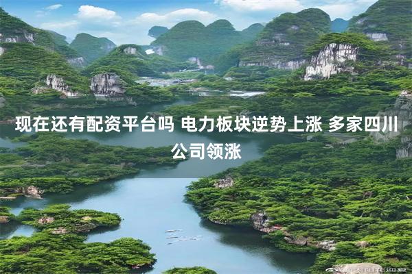 现在还有配资平台吗 电力板块逆势上涨 多家四川公司领涨