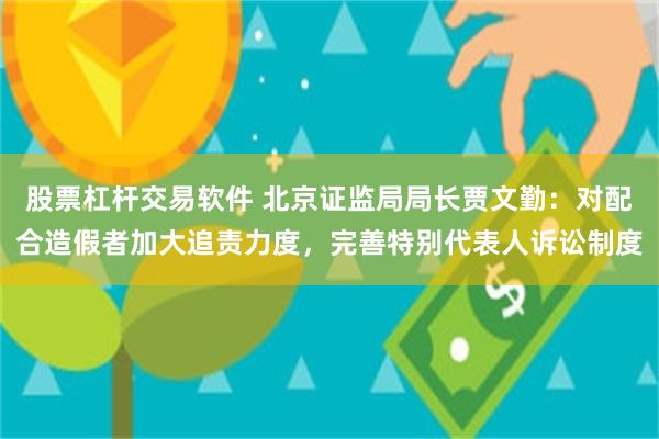 股票杠杆交易软件 北京证监局局长贾文勤：对配合造假者加大追责力度，完善特别代表人诉讼制度